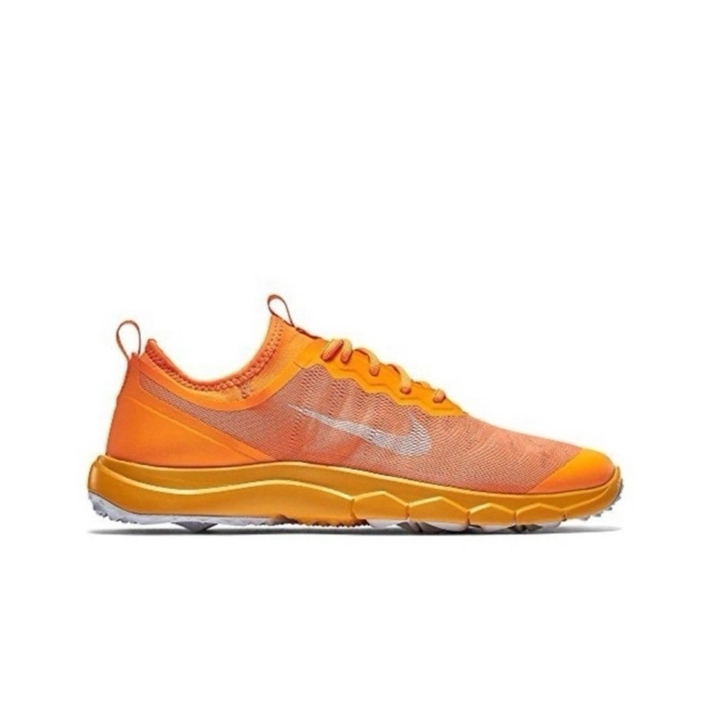 Nike Woman Orange Lightweight Golf Shoes US7 Athletic Activewear Preppy